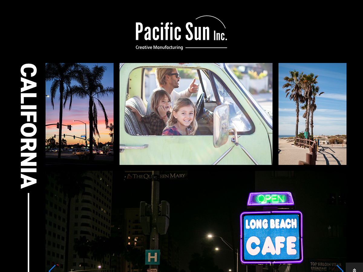 茅ヶ崎のクリエイティブプロダクション Pacific Sun のホームページ制作実績